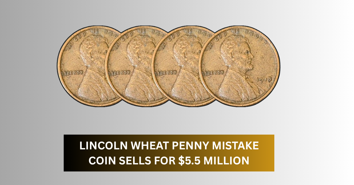 Lincoln Wheat Penny Mistake Coin Sells for $5.5 Million at Rare Coin Auction