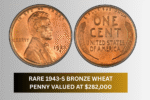 Rare 1943-S Bronze Wheat Penny Valued at $282,000 May Still Circulate